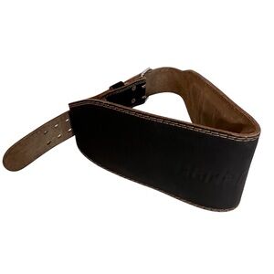 Harbinger 6" Black Padded Suede Leather Weight Lifting Belt Unisex Sized 2XL